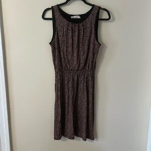 LOFT Floral Elastic Waist, Sleeveless Casual Dress